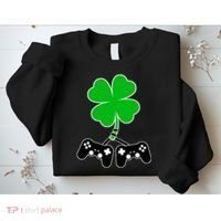 Controller Irish Cover St Patricks Day Sweatshirt thumb 2