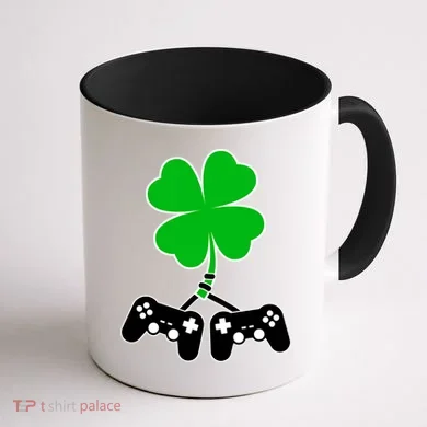 Controller Irish Cover St Patricks Day Coffee Mug back