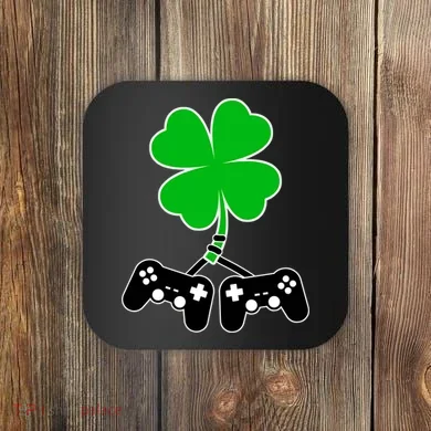 Controller Irish Cover St Patricks Day Coaster