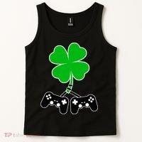 Controller Irish Cover St Patricks Day Tank Top thumb 2