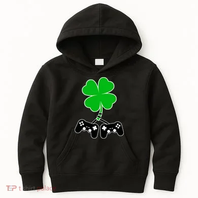 Controller Irish Cover St Patricks Day Kids Hoodie