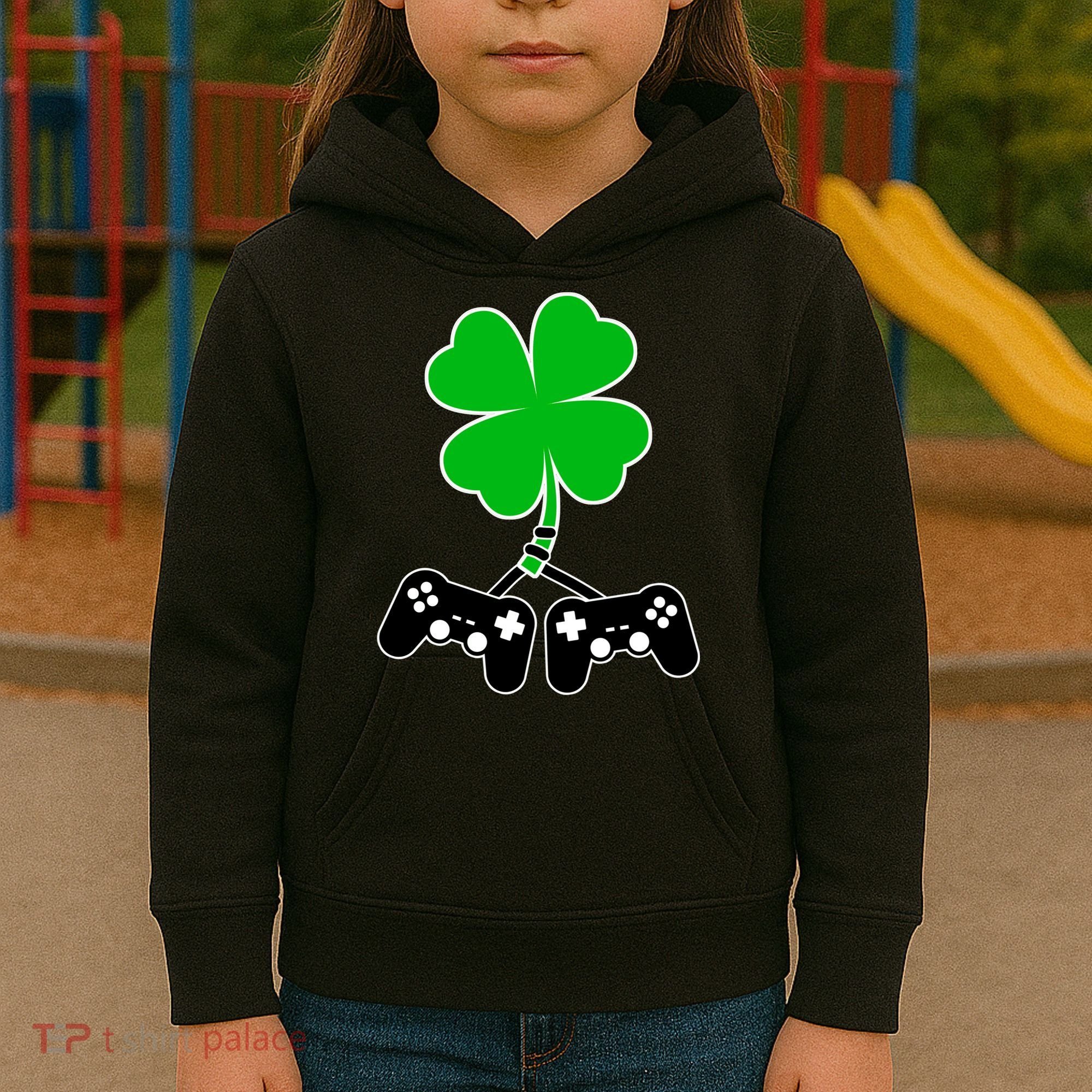 Controller Irish Cover St Patricks Day Kids Hoodie
