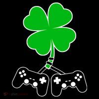 Controller Irish Cover St Patricks Day Kids Long Sleeve Shirt thumb 2