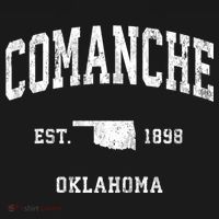 Comanche Oklahoma Ok Vintage Athletic Sports T-Shirt thumb 7