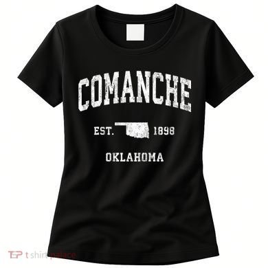 Comanche Oklahoma Ok Vintage Athletic Sports Women's T-Shirt