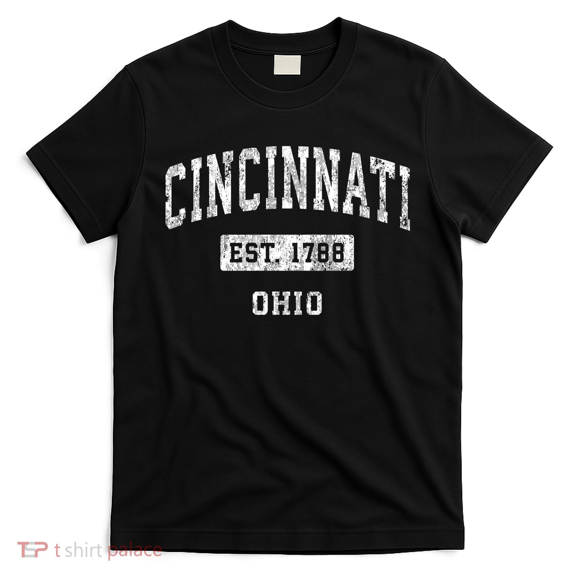 Cincinnati Ohio Oh Vintage Established Sports T-Shirt