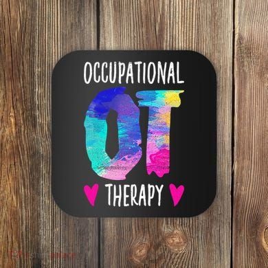 Colorful OTA Occupational Therapy Occupational Therapist Coaster
