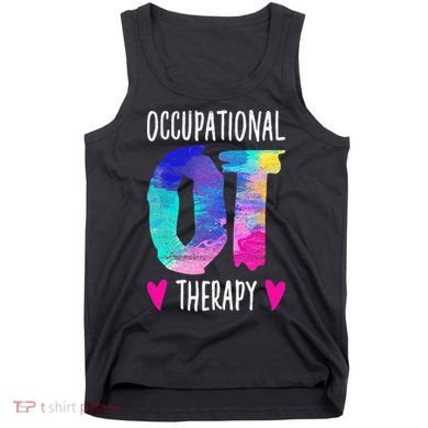 Colorful OTA Occupational Therapy Occupational Therapist Tank Top