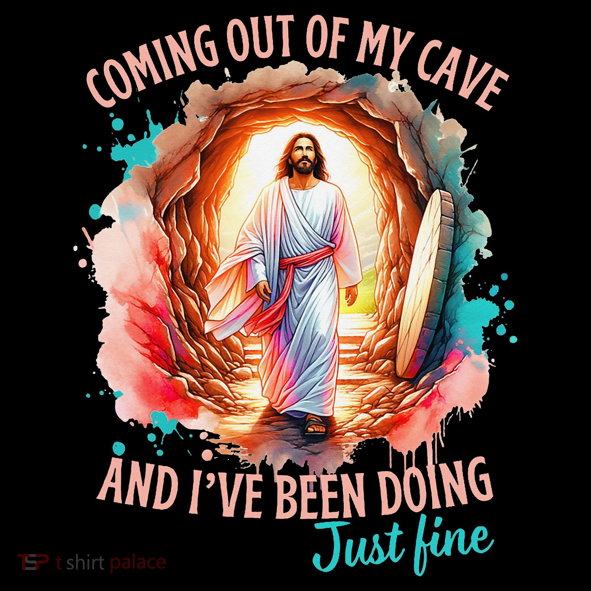 Coming Out Of My Cave And I’m Doing Just Fine Jesus Easter Gift Coffee Mug
