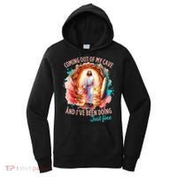 Coming Out Of My Cave And I’m Doing Just Fine Jesus Easter Gift Women's Hoodie thumb 0