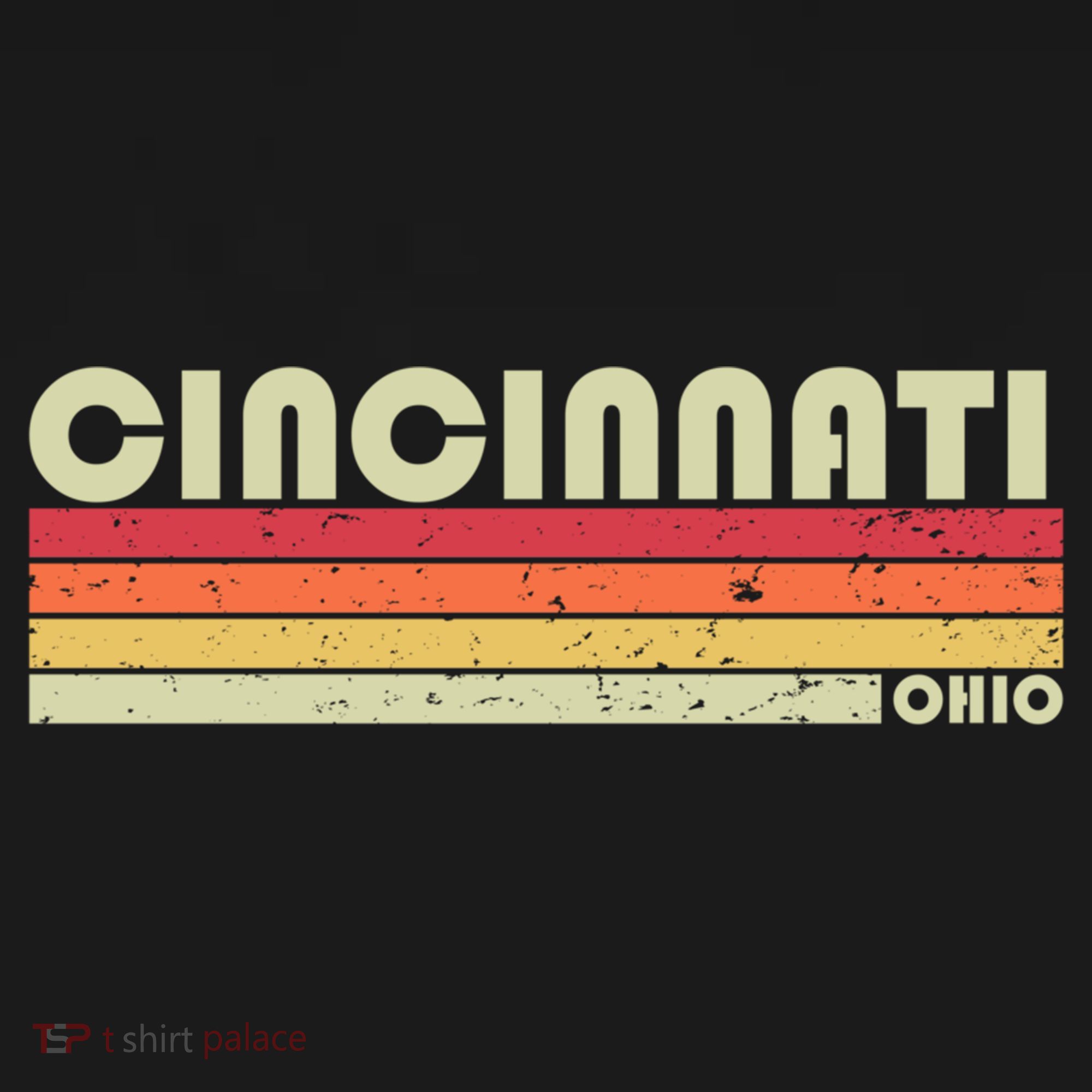 Cincinnati Oh Ohio Funny City Home Roots Gift Retro 70s 80s Gift Backpack