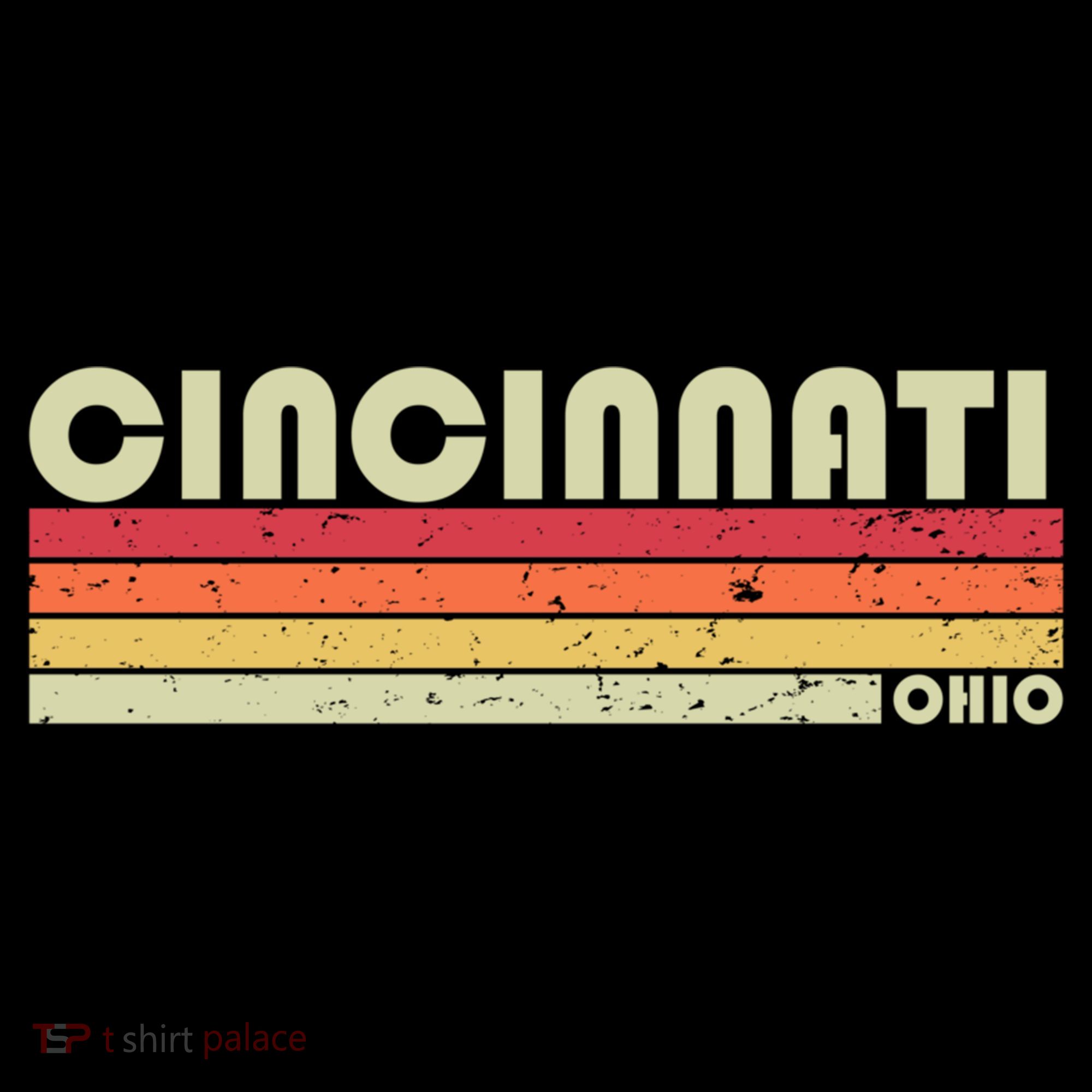 Cincinnati Oh Ohio Funny City Home Roots Gift Retro 70s 80s Gift Coffee Mug
