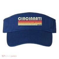 Cincinnati Oh Ohio Funny City Home Roots Gift Retro 70s 80s Gift Visor thumb 0