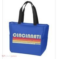 Cincinnati Oh Ohio Funny City Home Roots Gift Retro 70s 80s Gift Tote Bag thumb 3