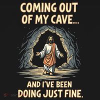 Coming Out Of My Cave And Ive Been Doing Just Fine Kids Sweatshirt thumb 2