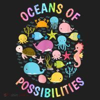 Cute Oceans Of Possibilities Summer Reading Sea Creatures Hat thumb 2