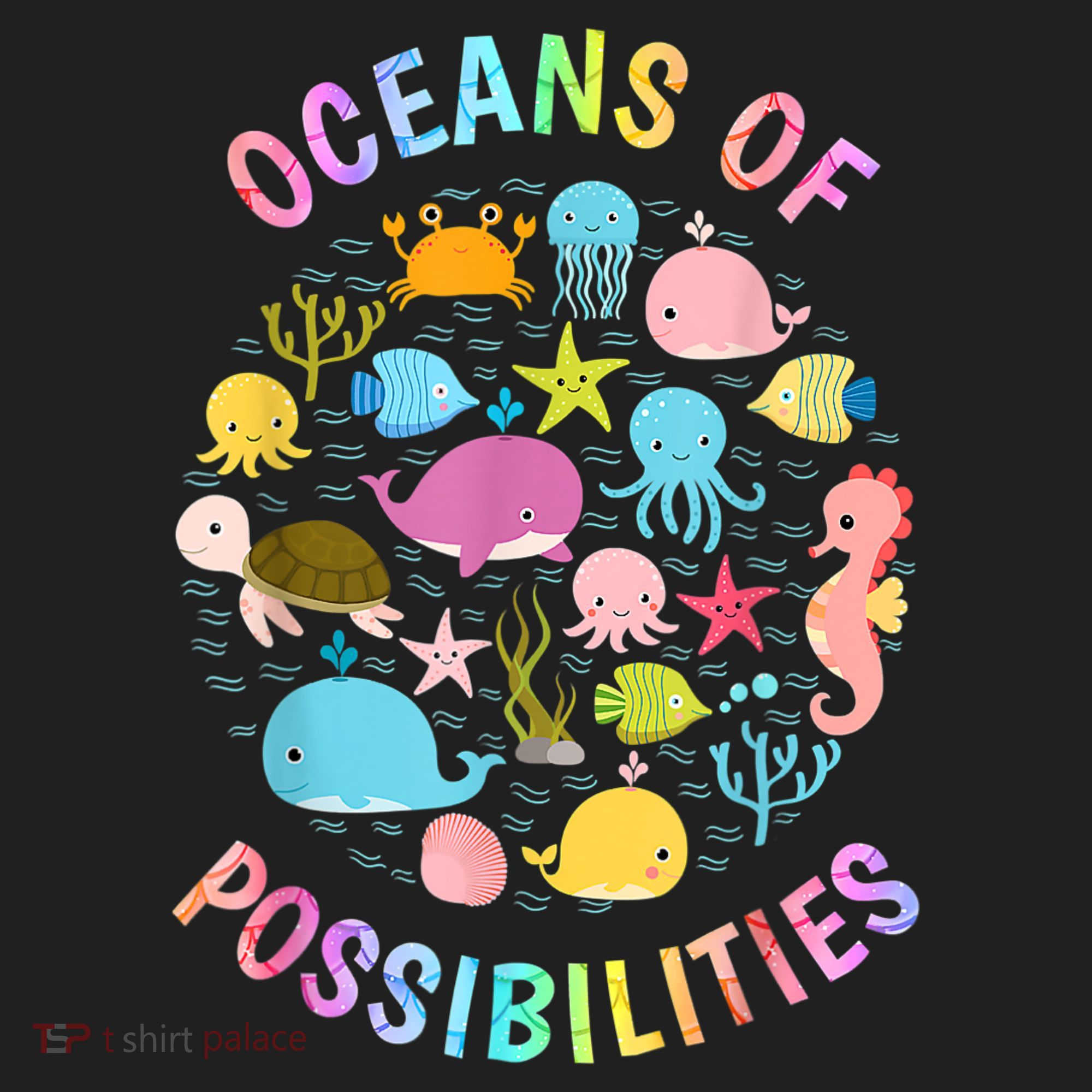 Cute Oceans Of Possibilities Summer Reading Sea Creatures Hat