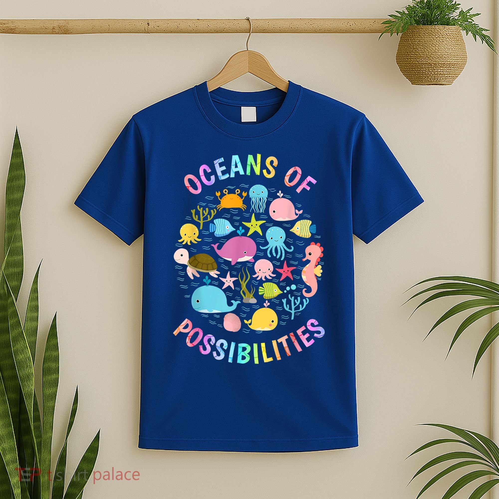 Cute Oceans Of Possibilities Summer Reading Sea Creatures T-Shirt