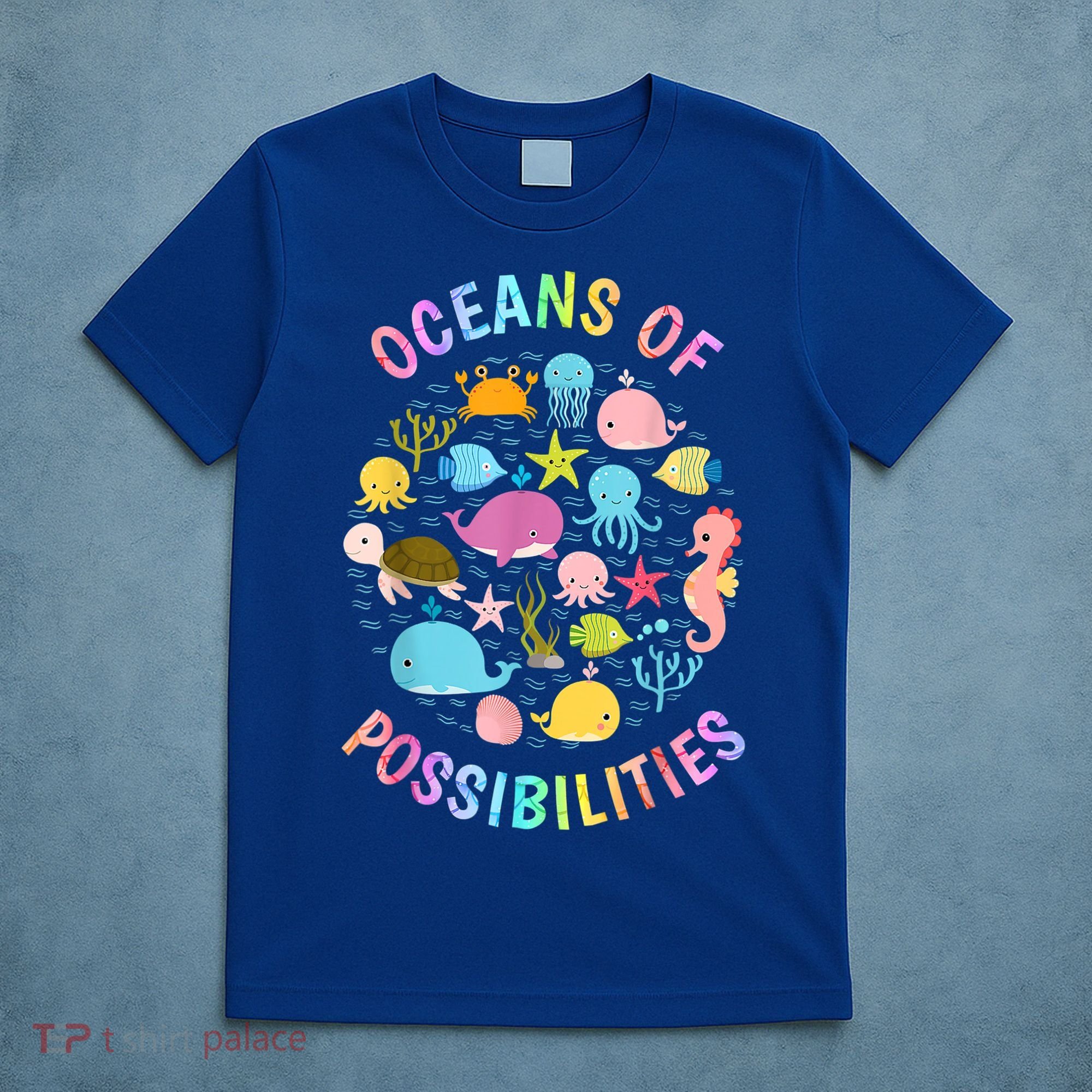 Cute Oceans Of Possibilities Summer Reading Sea Creatures T-Shirt