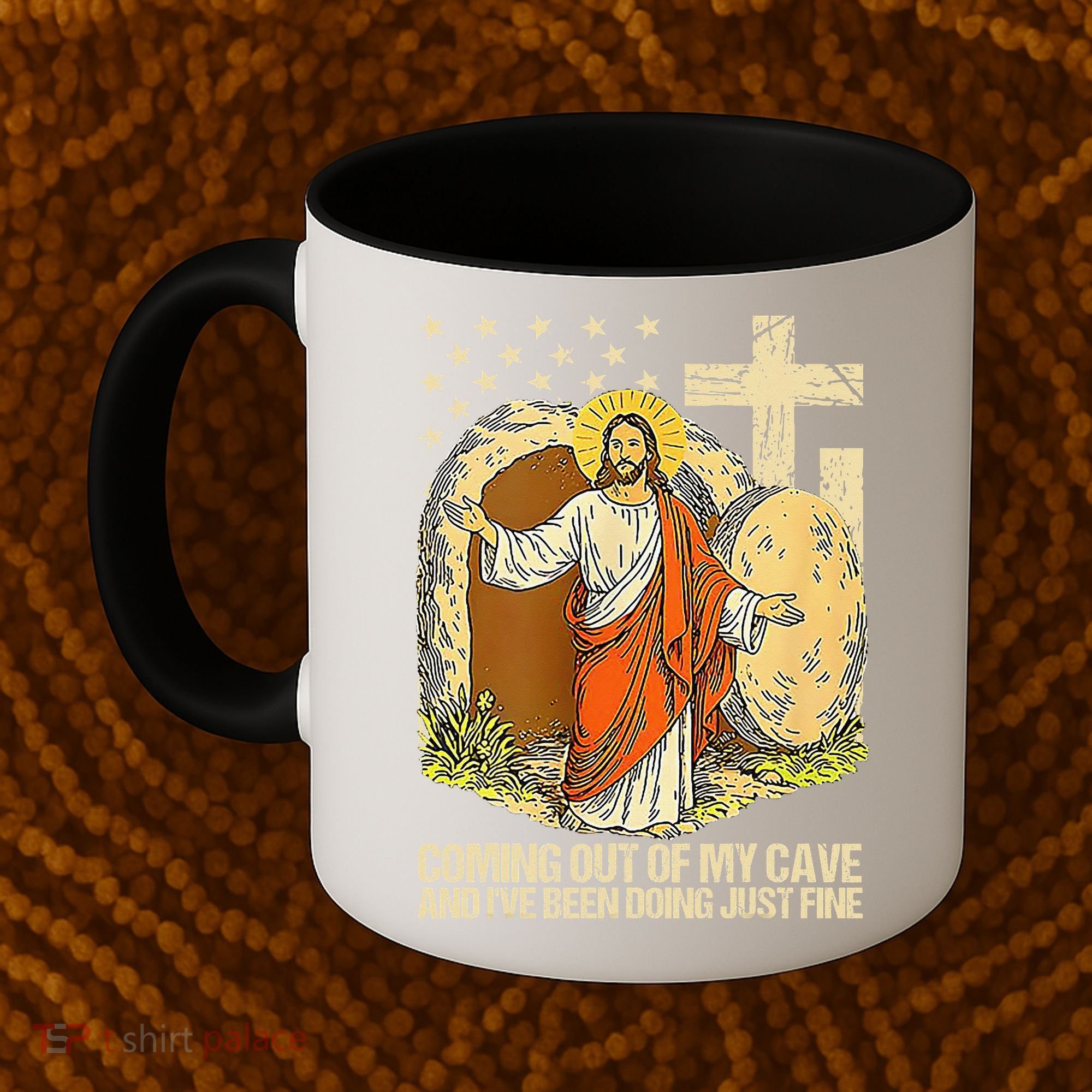 Coming Out Of My Cave Jesus Coffee Mug