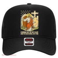 Coming Out Of My Cave Jesus Hat thumb 0
