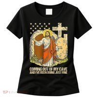 Coming Out Of My Cave Jesus Women's T-Shirt thumb 0
