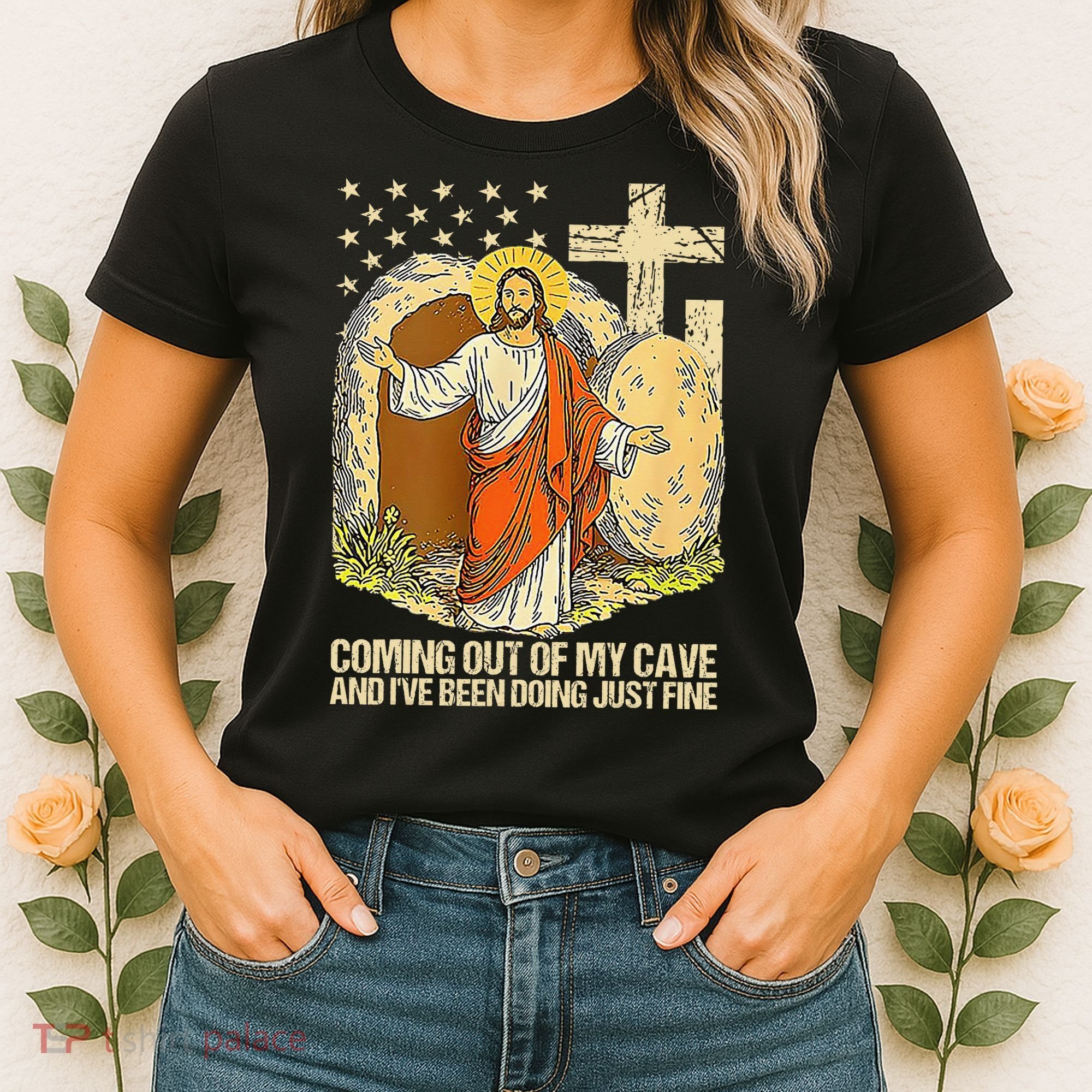 Coming Out Of My Cave Jesus Women's T-Shirt