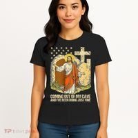 Coming Out Of My Cave Jesus Women's T-Shirt thumb 4