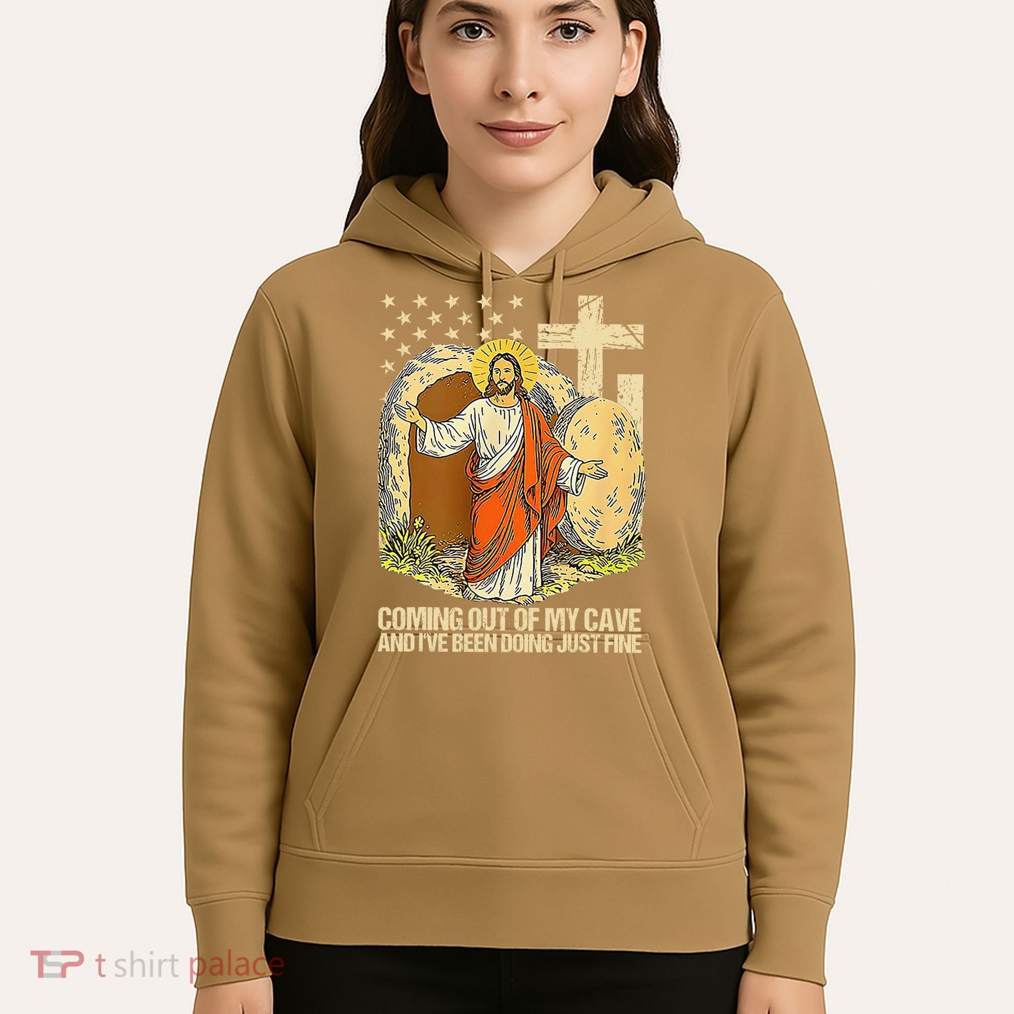 Coming Out Of My Cave Jesus Hoodie