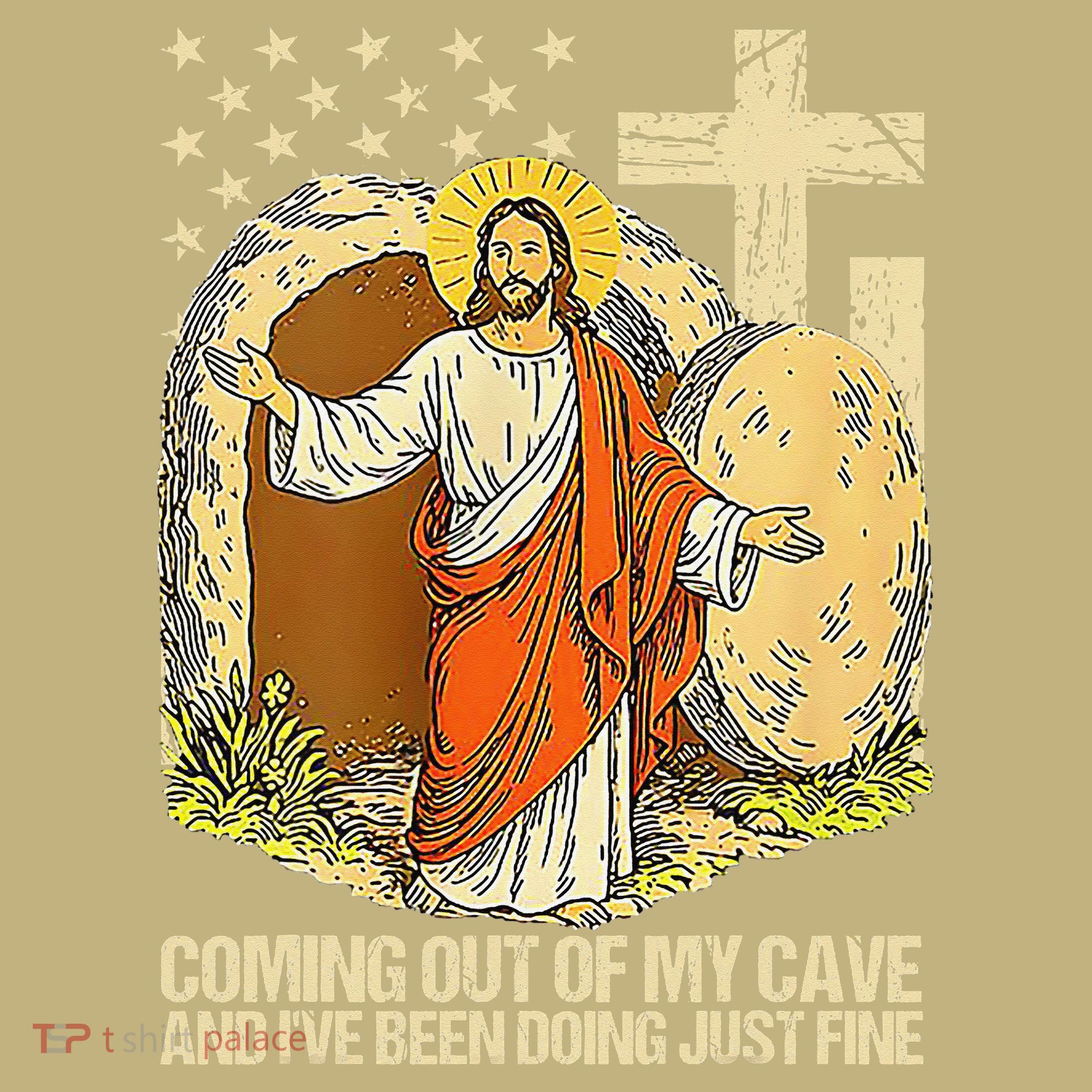 Coming Out Of My Cave Jesus Sweatshirt