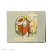 Coming Out Of My Cave Jesus Mousepad thumb 0