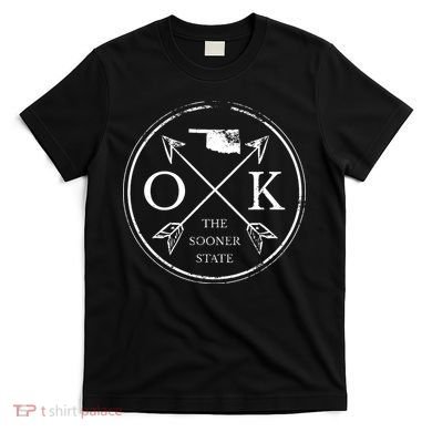 Cute Oklahoma Ok The Sooner State T-Shirt