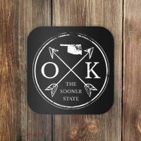 Cute Oklahoma Ok The Sooner State Coaster thumb 0