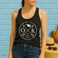 Cute Oklahoma Ok The Sooner State Women's Tank Top thumb 2