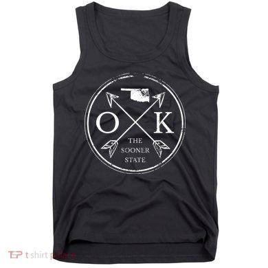 Cute Oklahoma Ok The Sooner State Tank Top