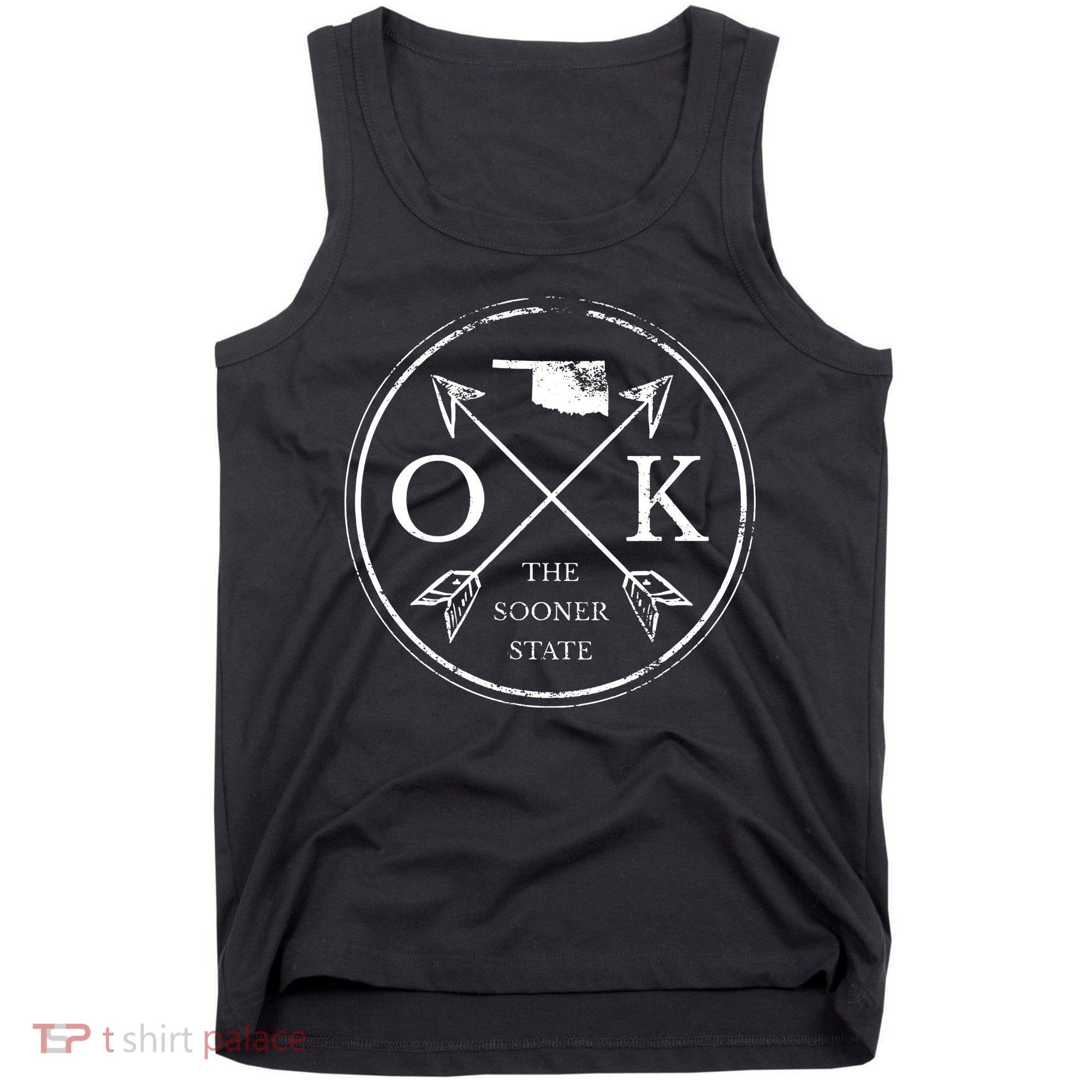 Cute Oklahoma Ok The Sooner State Tank Top