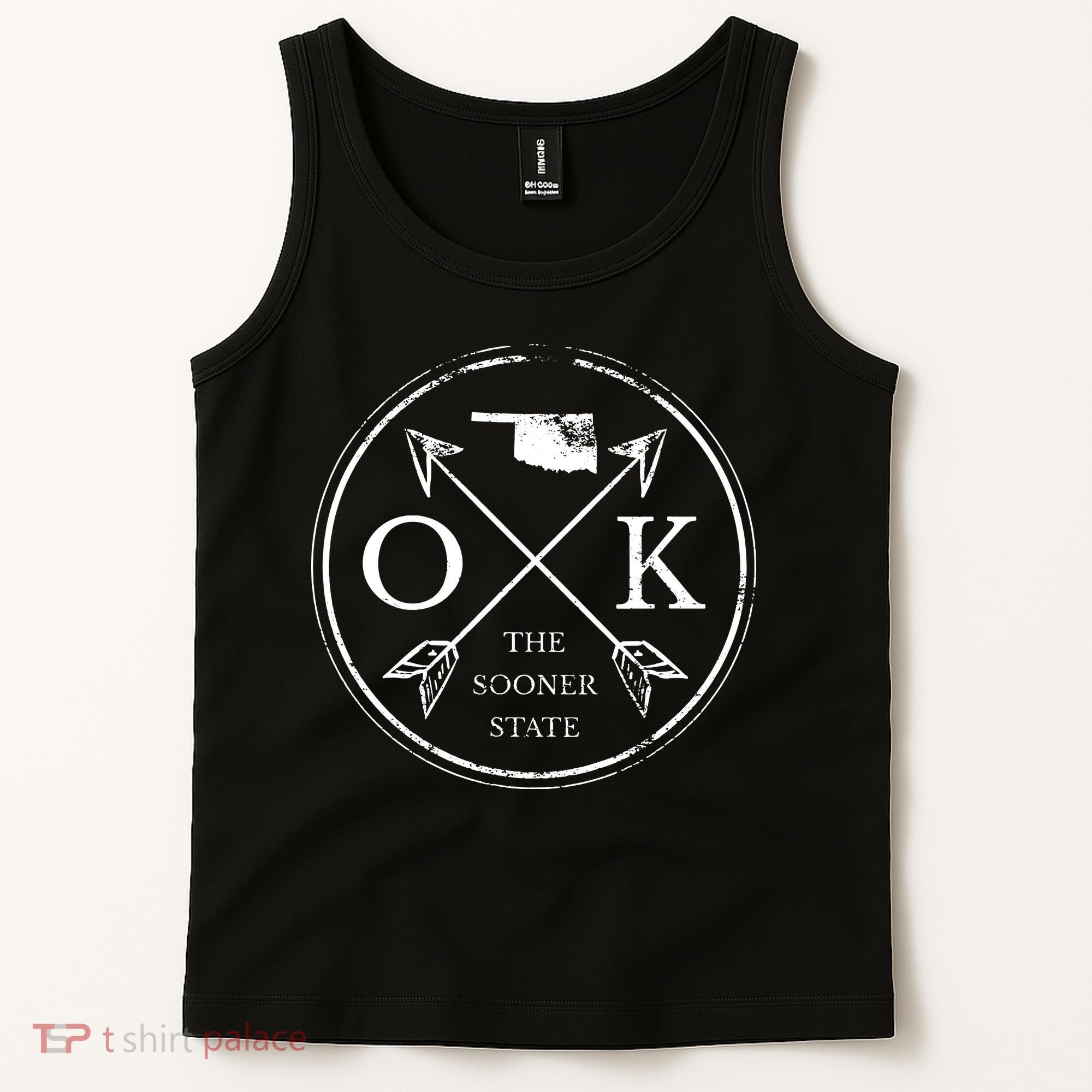 Cute Oklahoma Ok The Sooner State Tank Top