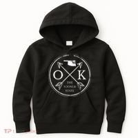 Cute Oklahoma Ok The Sooner State Kids Hoodie thumb 0