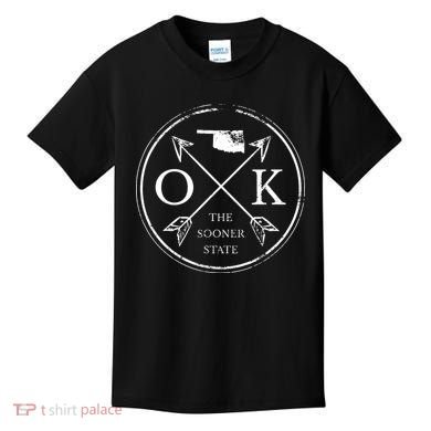 Cute Oklahoma Ok The Sooner State Kids T-Shirt