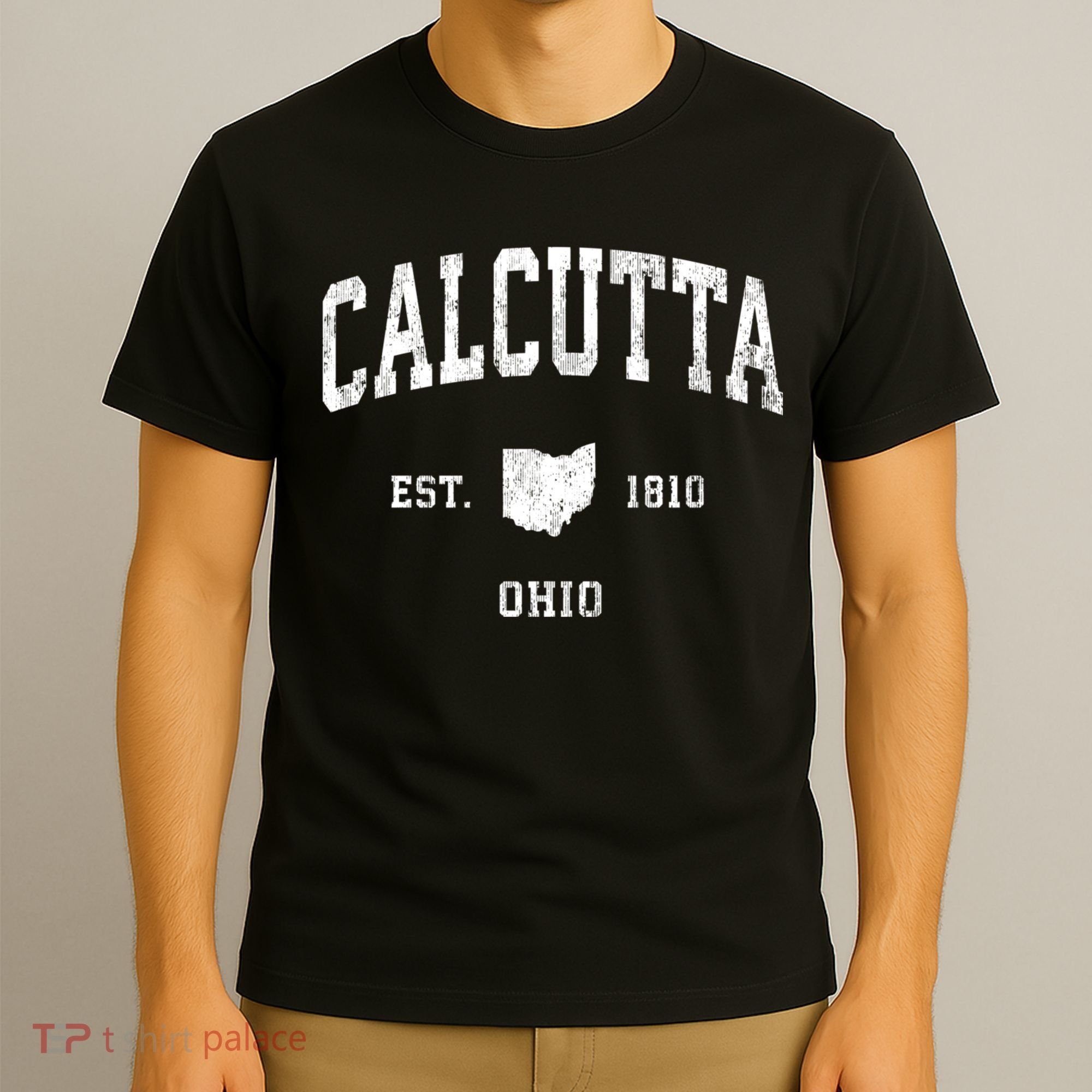 Calcutta Ohio Oh Vintage Athletic Sports T-Shirt