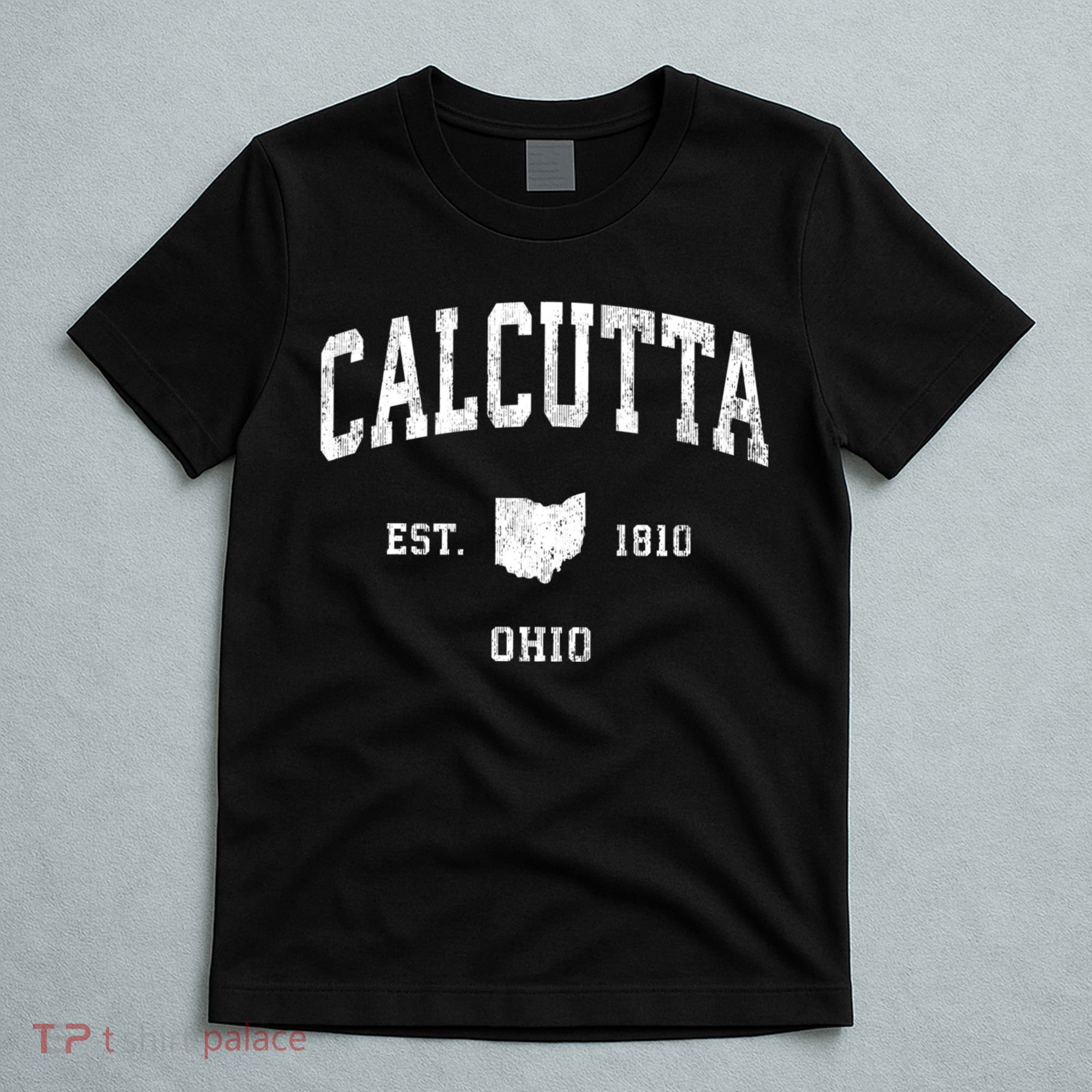 Calcutta Ohio Oh Vintage Athletic Sports T-Shirt