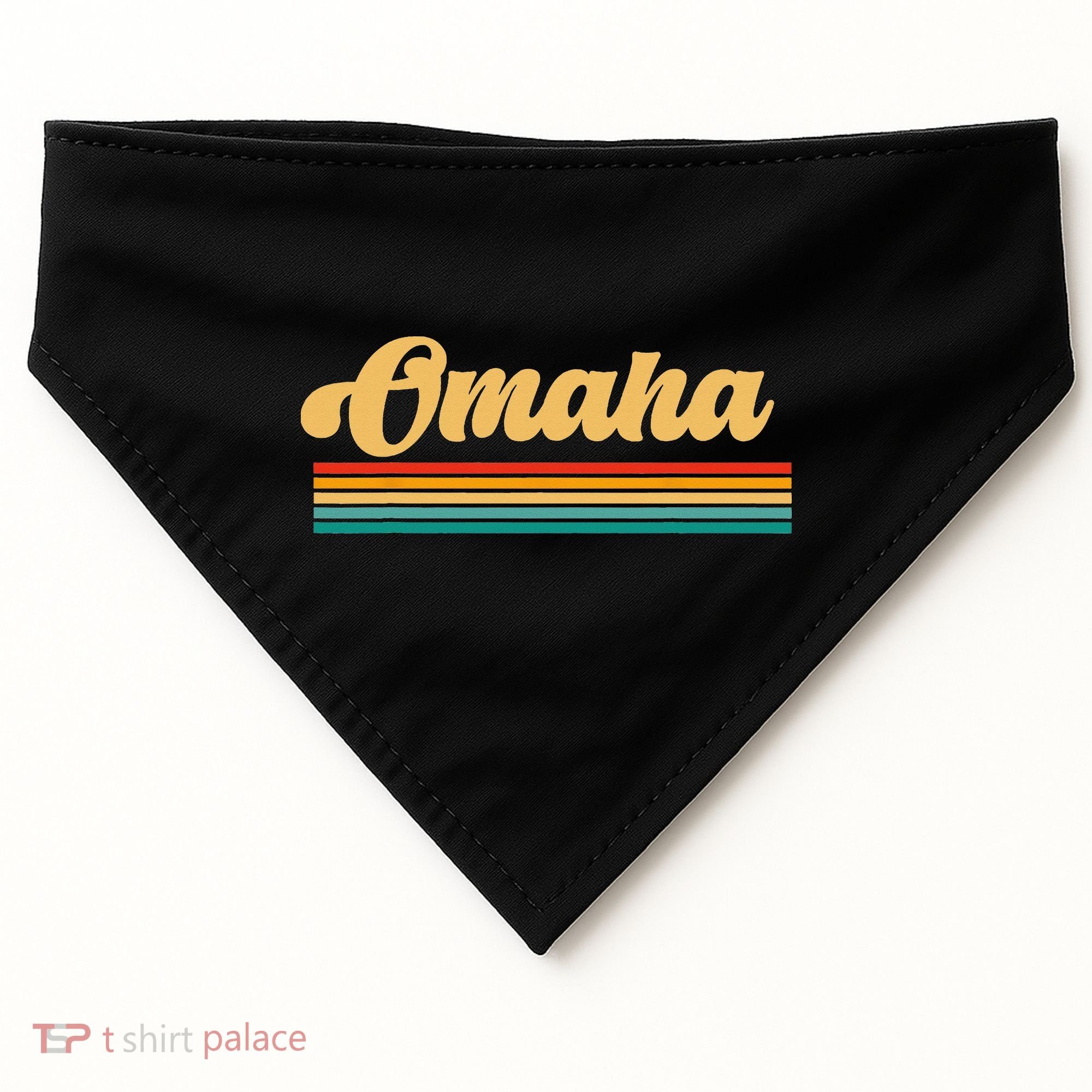 City of Omaha Nebraska USA-Made Doggie Bandana