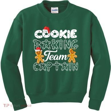 Cookie Baking Team Captain Kids Sweatshirt