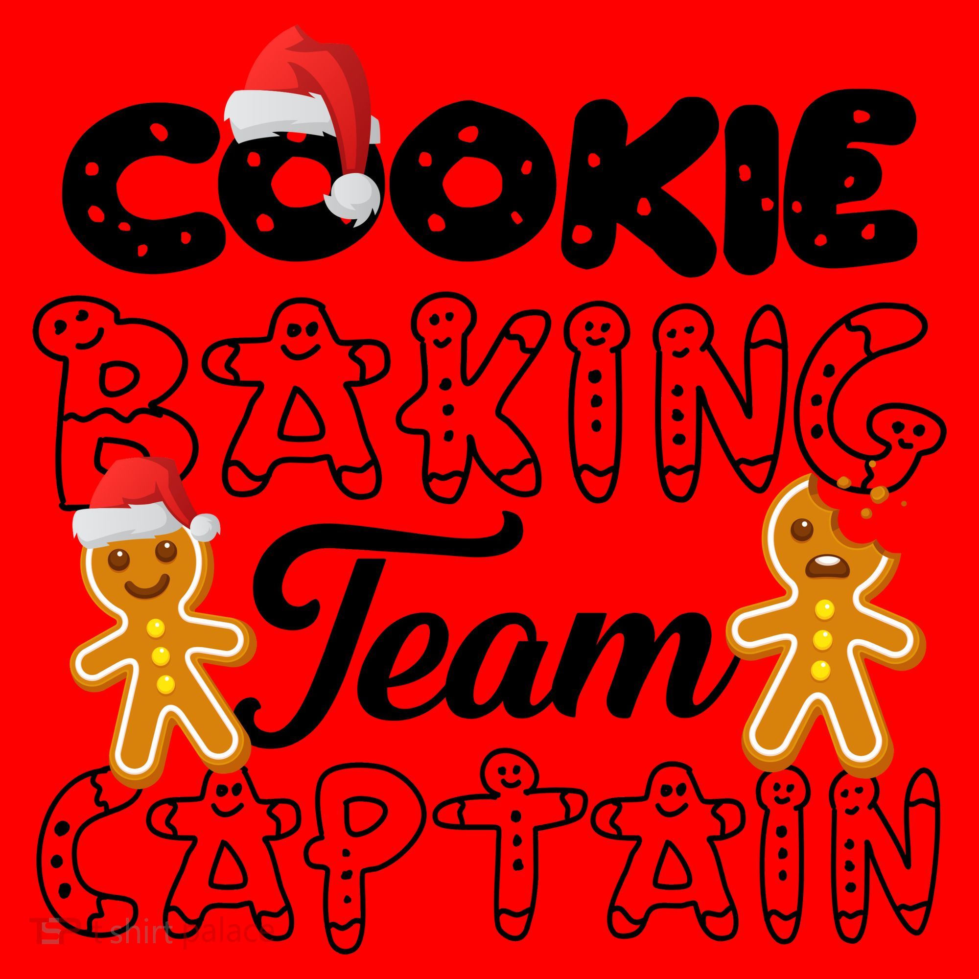 Cookie Baking Team Captain Santa Hat