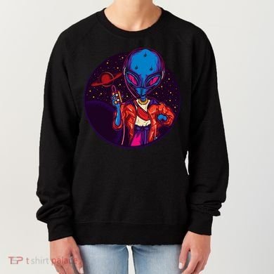 Cool Alien Headset Women's Sweatshirt
