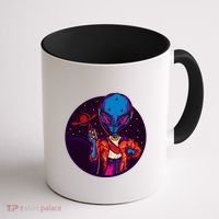 Cool Alien Headset Coffee Mug thumb 1