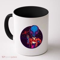 Cool Alien Headset Coffee Mug thumb 0