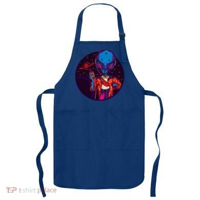 Cool Alien Headset Apron