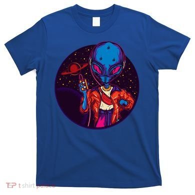 Cool Alien Headset T-Shirt
