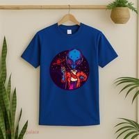 Cool Alien Headset T-Shirt thumb 2